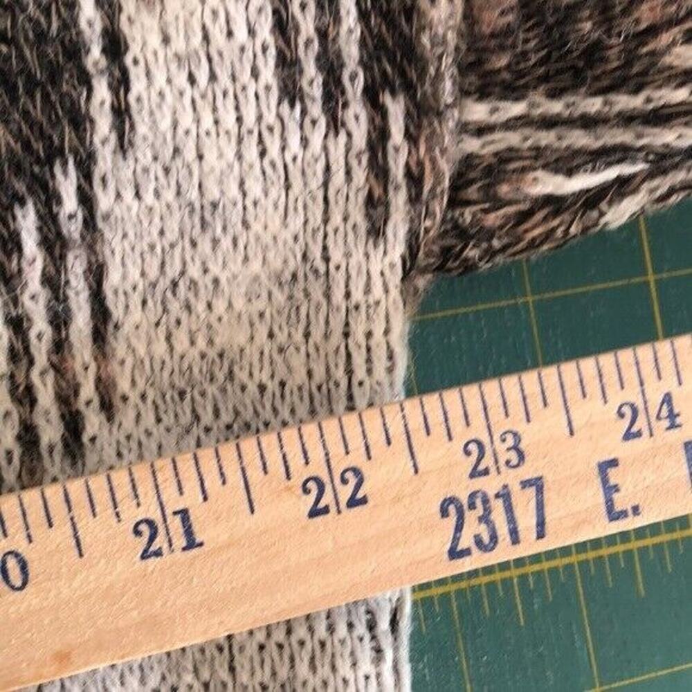 Vintage 80s Cambio Italia Made In Italy Wool Wool Blend Acrylic Sweater Size L - Picture 5 of 6